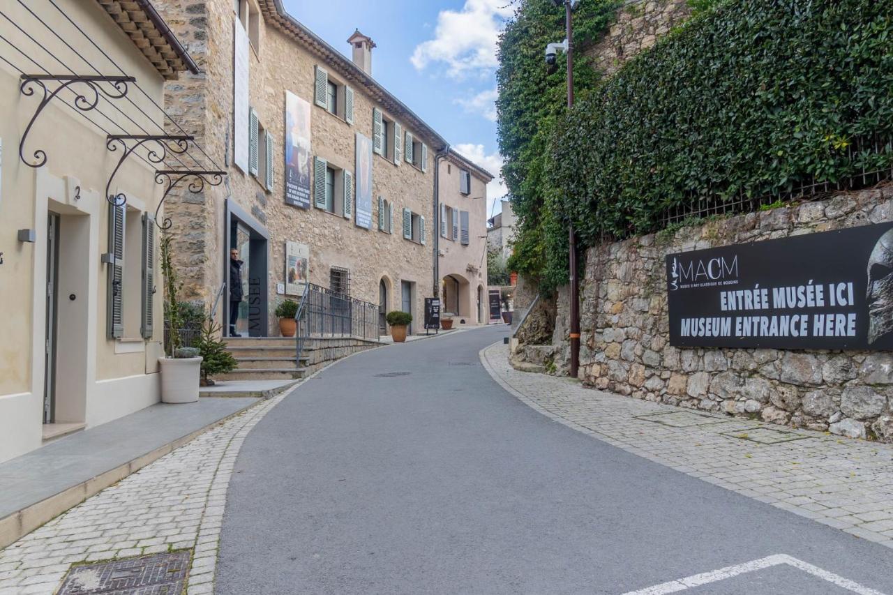 Mougins Collection - Magnifique Maison Au Coeur Du Vieux Village De Mougins, Vue Sur Les Alpes Du Sud Exterior foto